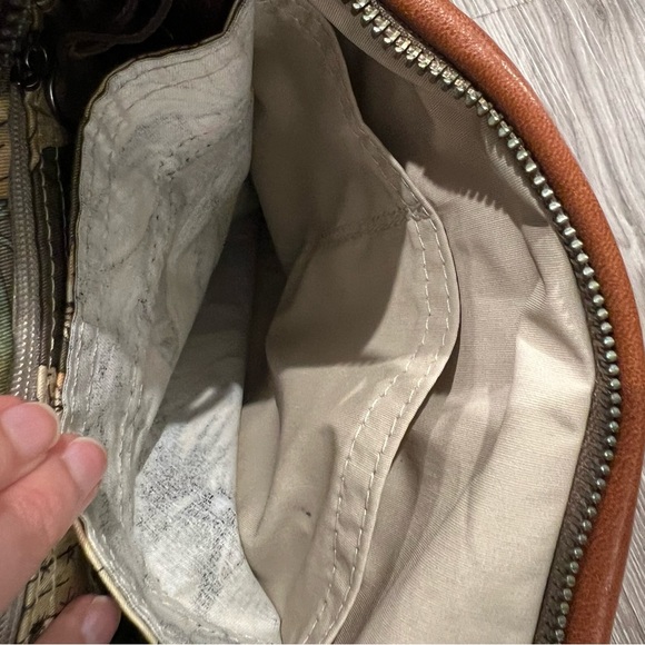 BNWT Custom Design 100% Lambskin Leather Convertible Bag in Cognac / Espresso - Picture 12 of 16